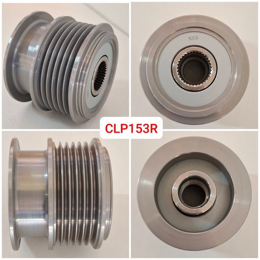 [CLP153R] CLP153R-VOLVO/FORD/ROVER 6PK CCW CLUTCH ASSEMBLY