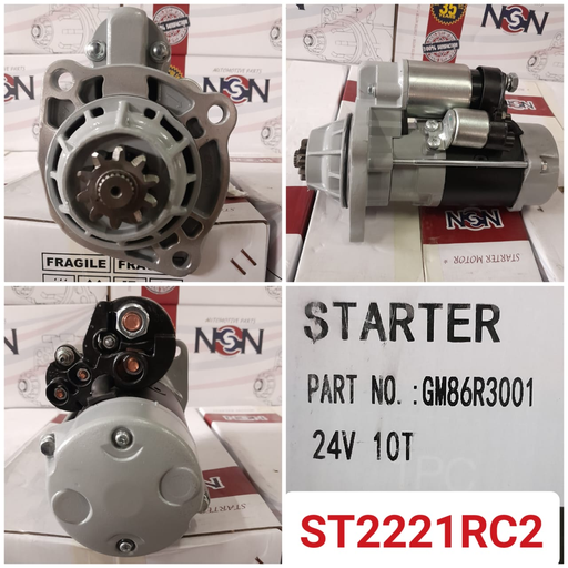 [ST32-10455RC] ST32-10455RC-CH.CUMMINS OEM OPEN 24V 10T 3B LHO LONG STARTER