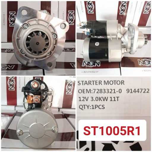 [ST1005R1] ST1005R1-BBT ND OEM 12V 11T STARTER MOTOR
