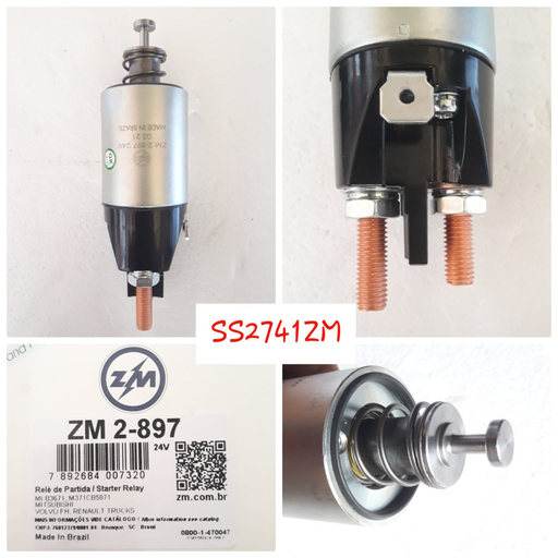 [SS2741K] SS2741K-RNT/MITS. 24V N/M 10MM SOLENOID SWITCH