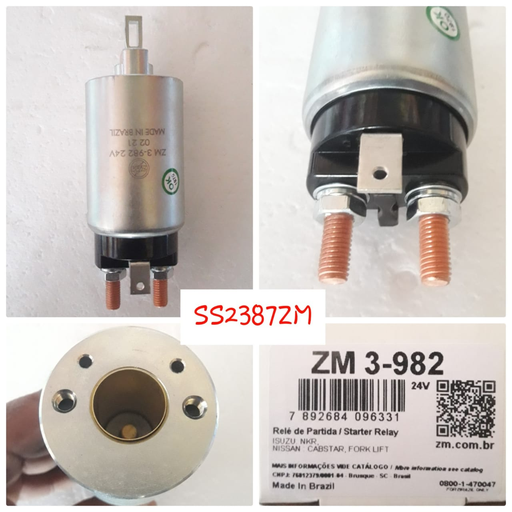 [SS2387K] SS2387K-IZU NPR 24V RBC SOLENOID+SPRING SWITCH   
