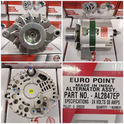 [AL2847EP] AL2847EP-  T.T/LND "I" FOUND 24V 8PK  KAK REG ALTERNATOR   