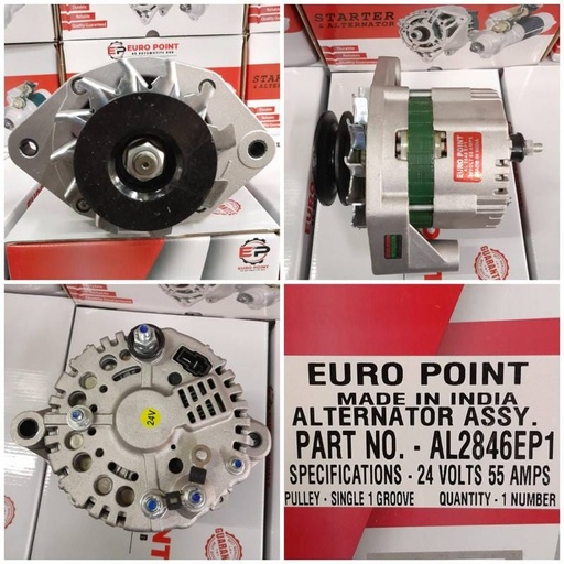 [AL2846EP1] AL2846EP1-  T.T/LND 24V 55A LCS KAK REG LONG "2V" ALTERNATOR