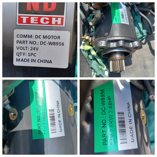 [PUMP029BK] PUMP029BK-24V 2.6KW 3.48HP HYDRAULIC MOTOR