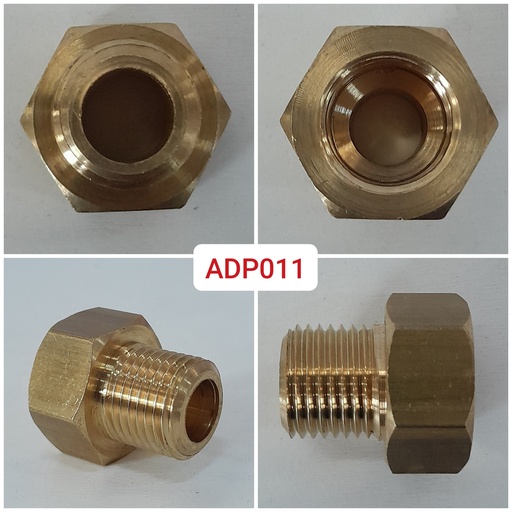 [ADP011] ADAPTOR INT 5/8'-18UNF & EXT M16X1.5