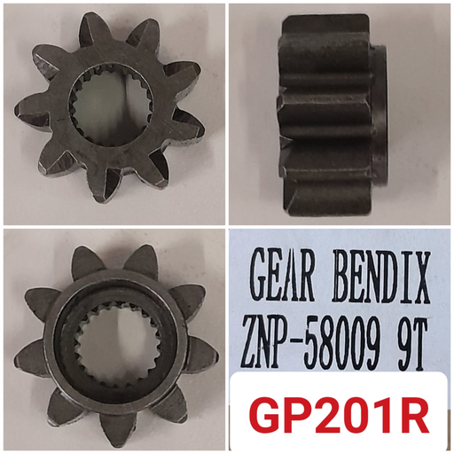 [GP201R] GP201R-MITS CANTER 9T(35.8) GEAR PINION ONLY