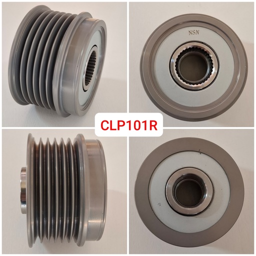 [CLP101R] CLP101R-MDA 6 6PK CLUTCH PULLEY
