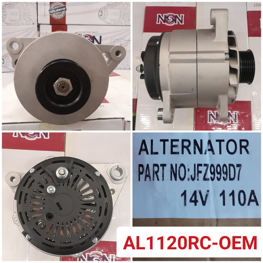 [AL1120RC-OEM] AL1120RC-OEM-CNA AOBO HOWO 12V 110A D/F LONG EAR LHE 4PK ALTERNATOR