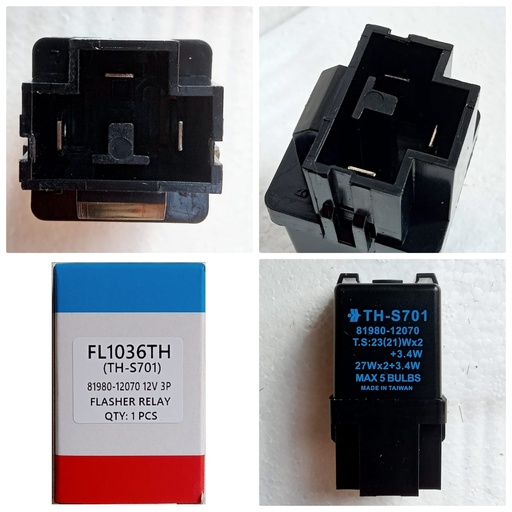 [FL1036TH] FL1036TH-FLASHER 12V JCB/PERKINS (LEB)