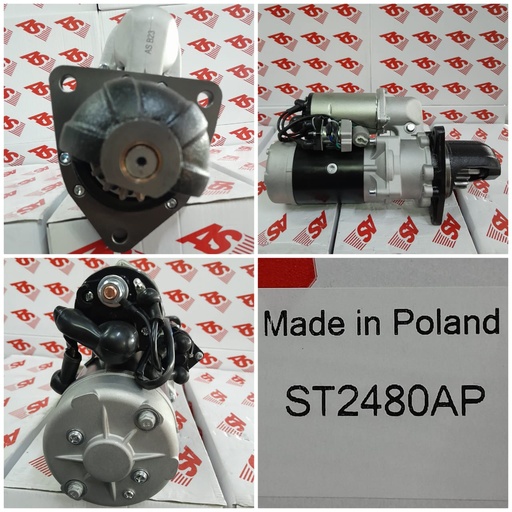 [ST2480AP] ST2480AP-KOMATSU S12R 24V 15T STARTER MOTOR
