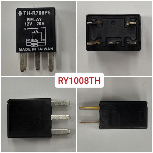 [RY1008TH] RY1008TH-MICRO SHORT ECM RELAY 12V/5PIN 
