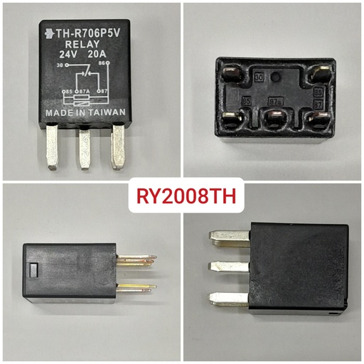 [RY2008TH] RY2008TH-MICRO SHORT ECM RELAY 24V/5PIN
