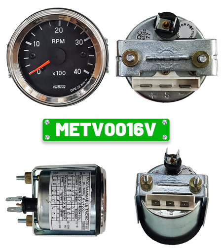 [METV0016V] METV0016V-  RPM 52MM,0-4000,ALTERNATOR/IGNITION COIL, ELECT PROGRAMABLE 12/24V
