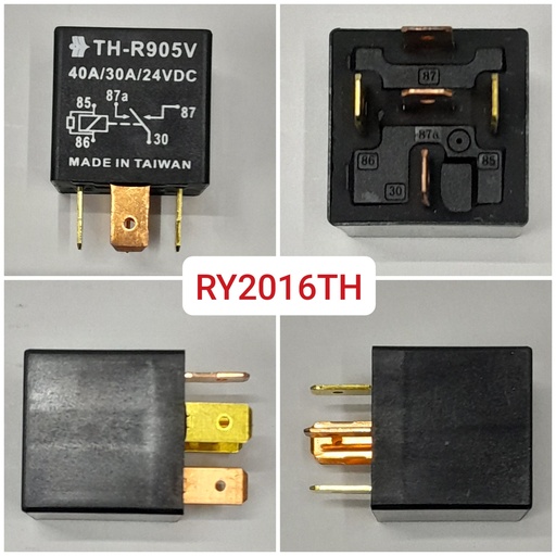 [RY2016TH] RY2016TH-UNIVERSAL TYPE RELAY 24V/5PIN NORMAL OPEN