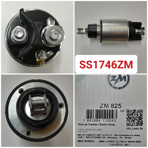 [SS1746ZM] SS1746R-PERKIN ISKRA N/M 12V M10/M8 ISKTRA TYPE PLUNGER SOLENOID SWITCH 