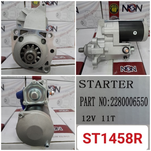 [ST1458R] ST1458R - KOMATSU CH. ND 12V 11T B/B LHO STARTER