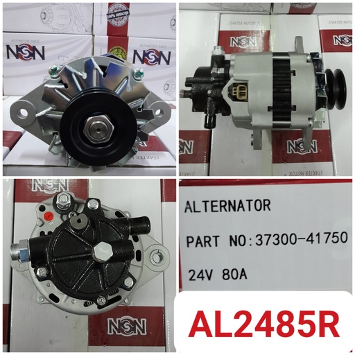 [AL2485R] AL2485R-MITS ROSA O/M OEM 24V 80A+PUMP ALTERNATOR