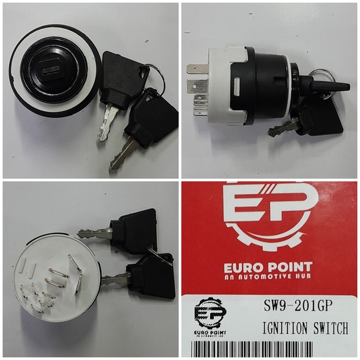 [SW9-201EP] SW9-201EP- IGNITION SWITCH 9PIN FOR JCB TYPE 