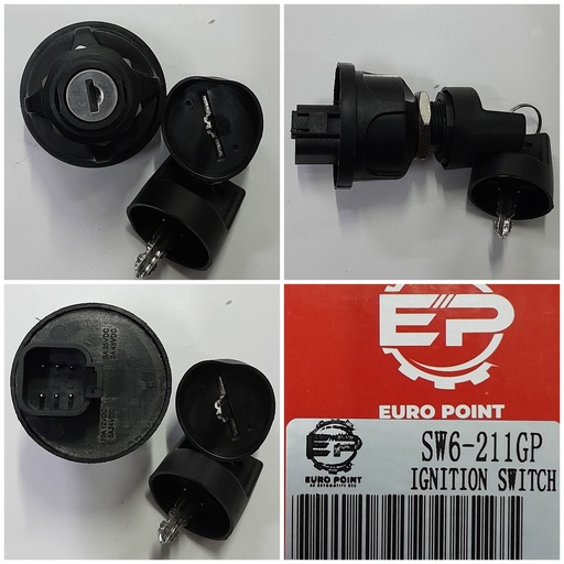 [SW6-211EP] SW6-211EP-BOBCAT IGNITION SITCH 6PIN THIN FOR DOOSAN FORKLIFT