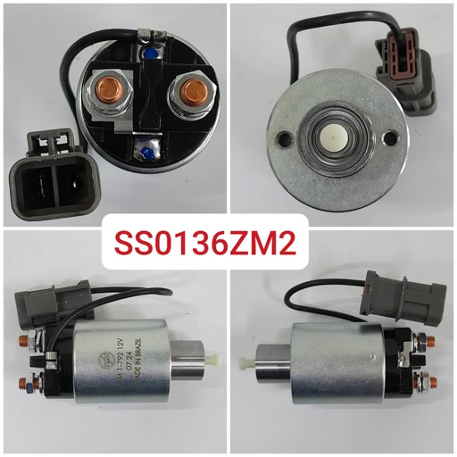 [SS0136ZM2] SS0136ZM2-NSSN/IZU 90MM 12V+PLASTIC LBC SOLENOID SWITCH
