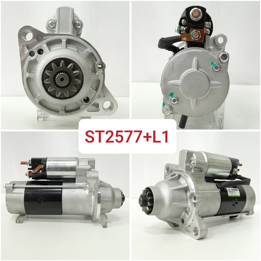 [ST2577+L1] ST2577+L1-MITS FUSO 6D17 24V 11T 5KW STARTER MOTOR