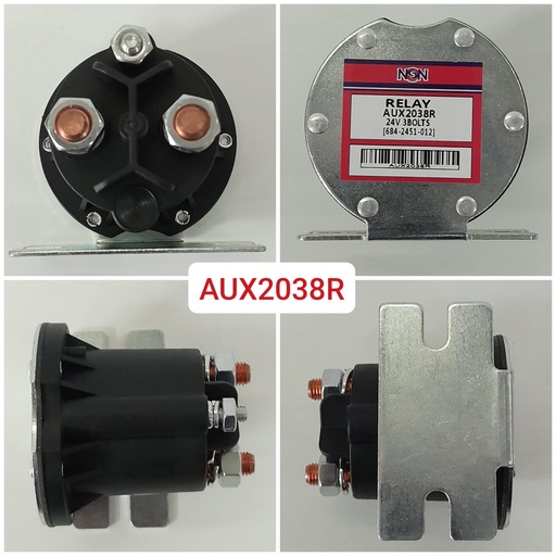 [AUX2038R] AUX2038R-24V 3BOLTS TROMBETTA SOLENOID RELAY