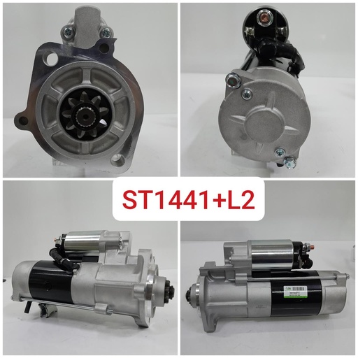 [ST1441+L2] ST1441+L2-KUBOTA 12V 9T B/BODY H.DUTY STARTER