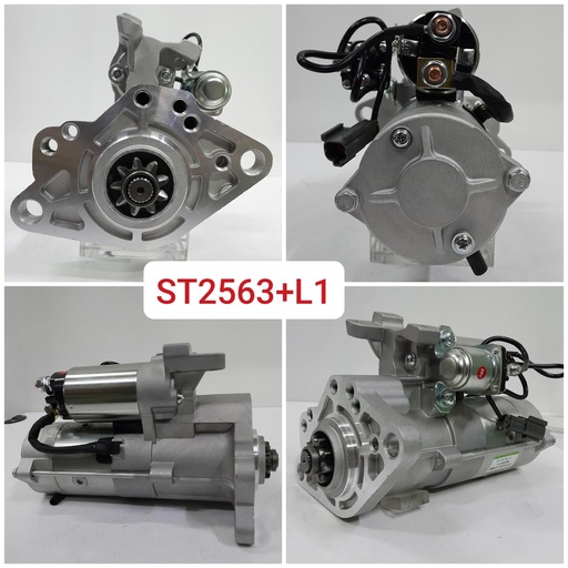 [ST2563+L1] ST2563+L1-MITS CANTER 4D33 24V 9T STARTER MOTOR+SAFETY