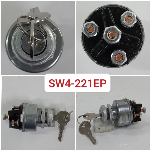 [SW4-221EP] SW4-221EP-FORKLIFT/MERCED O/M 4 BOLT IGNITION SWITCH
