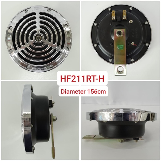[HF211RT] HF211RT-15.7CM MEGASONIC(SUPER BIG) 24V HIGH TONE HORN
