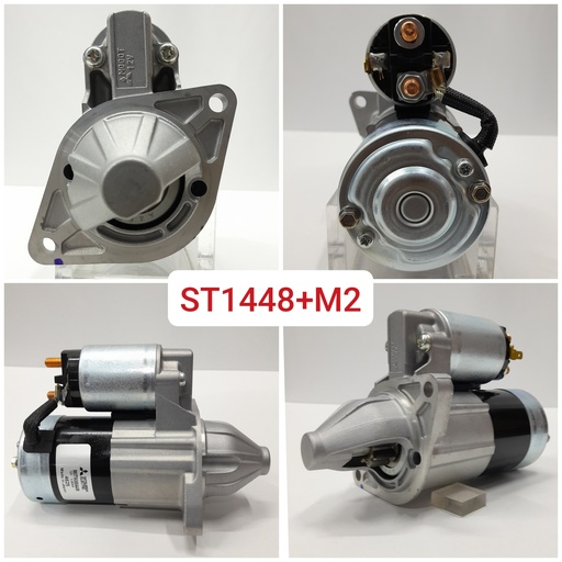 [ST1448+M2] ST1448+M2-MITS ORIGINAL KUBOTA 12V 8T WITH LONG HOUSING STARTER