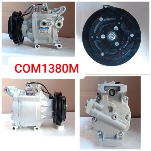 [COM1380M] COM1380M-TOYOTA YARIS 2012 W/O SENSOR 12V 4PK A/C COMPRESSOR