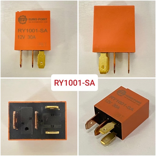 [RY1001-SA] RY1001-SA- MICRO RELAY 12V/4PIN BLUE COLOR (NORMAL OPEN)