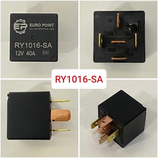 [RY1016-SA] RY1016-SA-UNIVERSAL TYPE RELAY 12V/5PIN NORMAL OPEN 